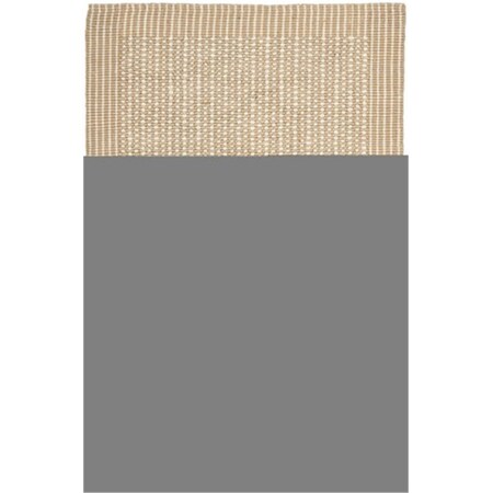 Safavieh Natural Fiber Hand Woven Medium Rectangle Rug- Ivory - Beige- 5 x 8 ft. NF449A-5